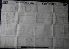 KWIK FLY MK3, Schnellbaukasten Quickie-Kit - Bestell-Nr. 4629 / Bogen 2. Graupne