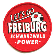 Let´s go Freiburg - Schwarzwald Power - Aufnäher Fussball Patch
