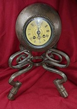 alte Uhr Deko Patriotisch Dekorativ Bajonett I. Weltkrieg Militaria sammeln 