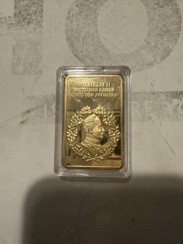 Goldbarren wilhelm - goldbarren, ii