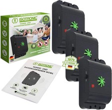 3x ISOTRONIC Tiervertreiber Ultraschall Katzenschreck Hundeschreck