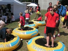 Trampolin aufblasbar