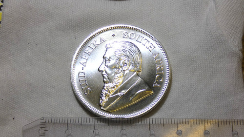 Silbermünze krügerrand - 1, -silbermünze