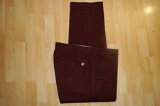 WALBUSCH   Baumwoll Stretch  Bügelfalten   Hose Gr. 26  bordeaux  Füssen  Herren