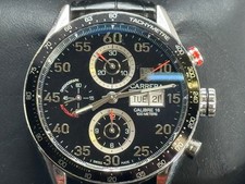 TAG Heuer Carrera schwarzes Zifferblatt Herrenuhr - CV2A1R
