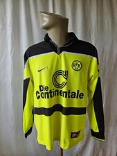 Borussia Dortmund BVB 1997/1998 Long Heim KIT Shirt Trikot M Continentale