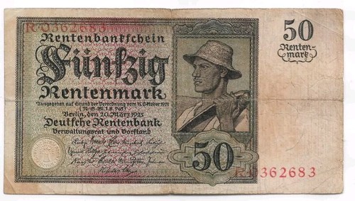 Rentenmark 1925 162 - rentenmark, ro.