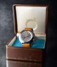 Cronel Rare Jet King Twin Crown Vintage Men's Diver Watch 40MM + Uhrengehäuse