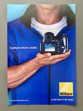 Nikon Kamera Capture what´s inside Original 2005 Vintage Ad Werbung Reklame V2
