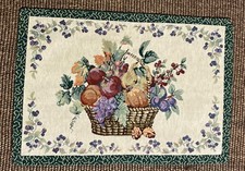 Schöne 6 x Tischset Platzset 32 x 47cm  Gobelin. TOP Zustand!