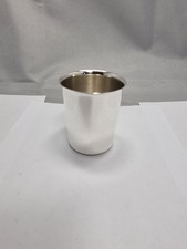 Wilkens Becher Sterling Silber 925 punziert h: 7,5 cm Ungenutzt Facette