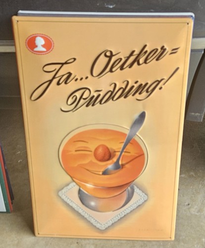 Blechschild oetker 60x40cm - blechschild,