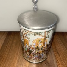 Bierkrug Krug  0,5 l München Petra Moll             Der Garten des Hofbräuhauses