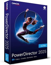 Cyberlink PowerDirector 2025 Ultra, Windows 11/10, Dauerlizenz, Code in a Box