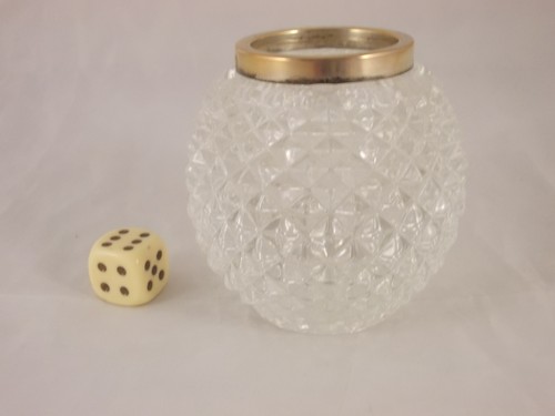 Kleine bleikristall vase mit - kleine,