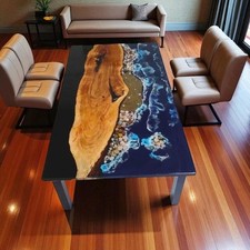 Akazienholz Ocean Wave Epoxid