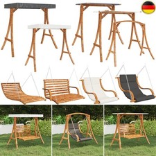 Hollywoodschaukel Fichtenholz Schaukelgestell Hängelstuhl Garten Bett-Schaukel