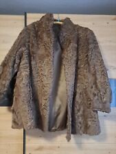 Damen Pelzmantel Gr. 44/46 Indisches Lamm