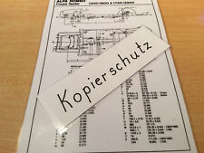 Maßplan Bodengruppe Alfa Romeo Bertone Coupe und Spider 1300,1600, 1750-2000
