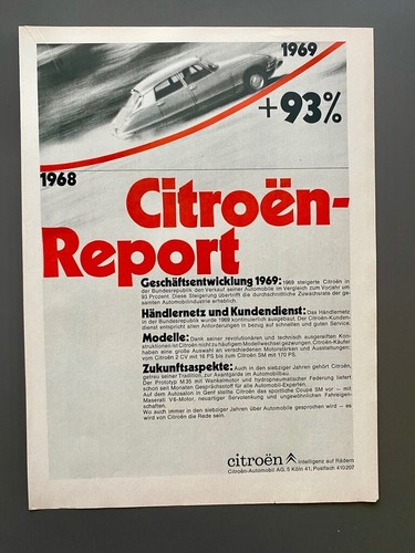 Citroen report - citroen, ds