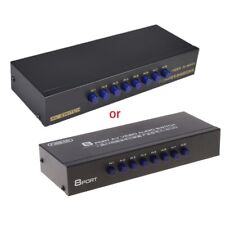 8-Way AV Switch RCA Switcher 8