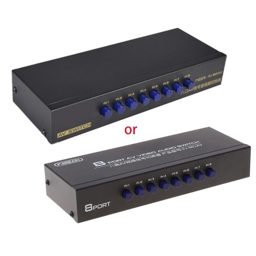 Way switch rca switcher - 8-way, 8