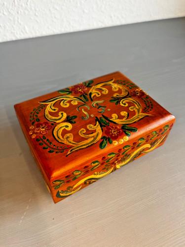 Handbemalte spieluhr - spieluhr, /