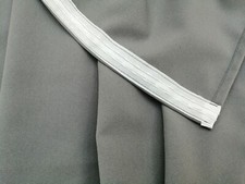 Vorhang Grau B 0 -70cm  H 40cm