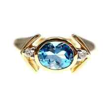 1,18 Ct Blauer Topas &