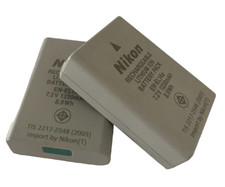 2x Nikon EN-EL14a Akku  gebraucht, geladen, getestet!!