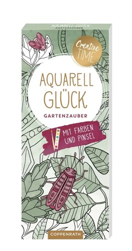 Aquarell glück gartenzauber - gartenzauber,