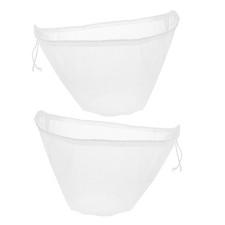  2 Pcs Passierbeutel Wiederverwendbar Siebbeutel Maschenbeutelsieb Segbeutel
