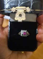 Ring platin rubin und - ring,