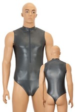 Herren wetlook stringbody frv - herren,