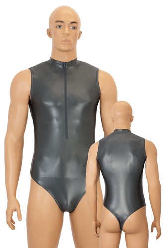 Herren wetlook stringbody frv - herren,