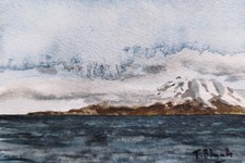 ORIGINAL AQUARELL - Blick auf