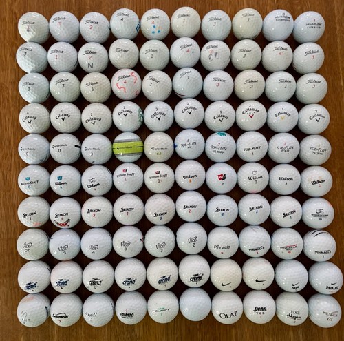 100 golfbälle gebraucht - 100,