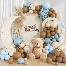 Braun Luftballons Geburtstag