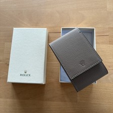 ROLEX  Uhren Etui Leder braun