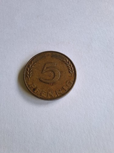 Pfennig münze 1950 75 - 5, d