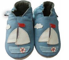 Schuhe Leder Puschen Boot