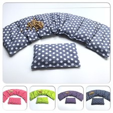 🌟 2 er SET🌟 PUNKTE DESIGN 🌟 66 x 17 cm  Dinkelkissen XXL Weizenkissen 🌟