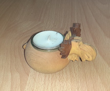 Teelichthalter Elch aus Holz