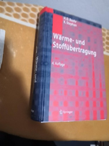 Wärme und stoffübertragung - und,