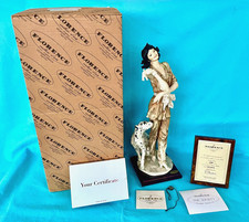 Giuseppe Armani MARINA Figur mit HUND. 0649C Ltd. Ed. VERPACKT + COA. TOP