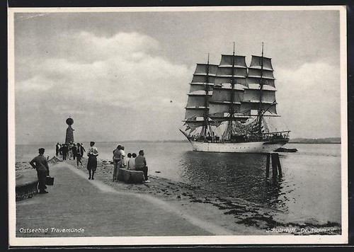 Ansichtskarte travemünde - ansichtskarte,