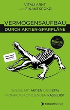 Buch Vermögensaufbau durch Aktien-Sparpläne Arnt Finanzkroko Taschenbuch R1 NEU!