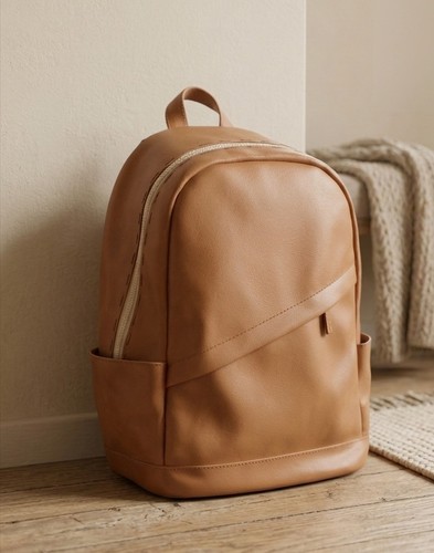 Brauner lederrucksack damen - lederrucksack,