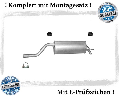 Endschalldämpfer fiat punto - endschalldämpfer,
