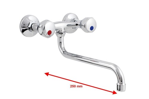 Wasserhahn küche wandarmatur - küche,